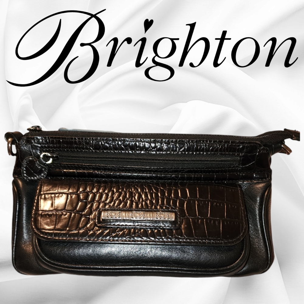 Brighton Leather Crossbody Handbag Organizer